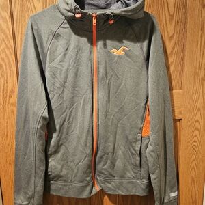 Hollister Athletic Zip Up Hoodie